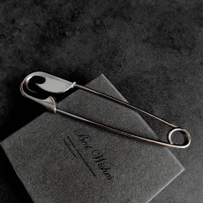 의류용 합금 실버 대형 1개 매끄러운 안전핀 조절 드레스 청바지 금속 스카프 가능한, A10