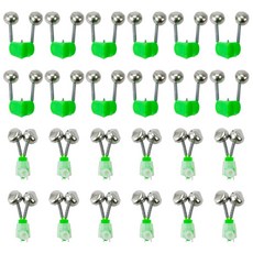 원투낚시 쌍방울 집게형 쌍방울 스크류 조임형 낚시쌍방울 입질감지 쌍방울 24개 (2가지 모델), 1개