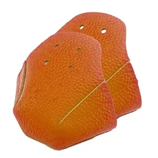 1쌍 스케이트 롤러 마찰 방지 발가락 캡 가드 4 개의 구멍이있는 가죽 접이식 커버 부품 보호기 회색, 01 G