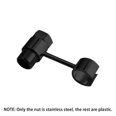 쿠쿠스토어 스프레이 건 브래킷 구리 30 회전식 4점 인터페이스 다기능 밸브 샤워 홀더 욕실 범 액세서리, 02 Black, 02 Black