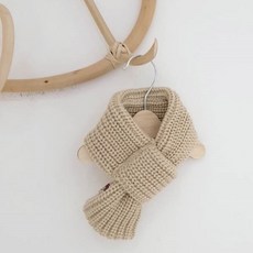 쥬비 니트목도리 S, 2개, 베이지