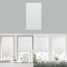 마켓보스샵 붙이는 셀프 블라인드 90x240cm 일반형 화이트 거실블라인드
