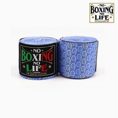 NO BOXING NO LIFE 4.5米 拳擊手綁帶 古川小夫 泰拳 手綁帶 健身房 雲朵, 1個
