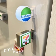 미니 아이스크림 냉장고 자석 조명 소리 특이한 주방 장식, 711 정사각형 1 냉장고 자석 조명, 1개