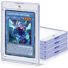 5개 용 자기 카드 홀더 거래 카드용 35포인트 하드 케이스 MTG 표준 스포츠 야구 토드로퍼, Homthy 5