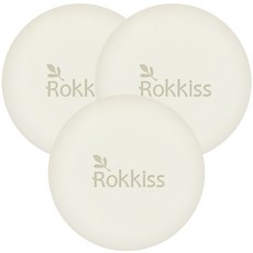 록키스 하얀 쌀겨 숙성 비누, 100g, 3개입