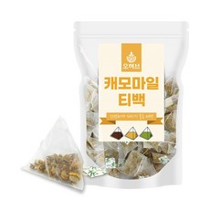 오허브 캐모마일 카모마일 티백 100개 카모마일차 캐모마일차 허브차 허브티 삼각티백차, 1개
