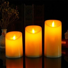 LED 전자촛불 수유등 무드등 조명 침실 램프 인테리어 취침, 2-가짜초-12.5cm