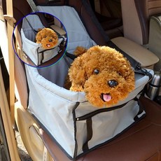 쌍문상회 애완동물 지퍼포켓 자동차 매트 강아캐리어 캐이소형견 40872EA, 블루