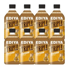 이디야 트리플 커피 바닐라라떼 500ml / 이디야커피 라떼커피, 8개