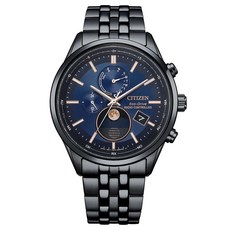 CITIZEN 星辰 光動能電波對時月相萬年曆男錶 (BY1035-56L)