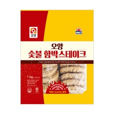 사조오양 숯불 함박 스테이크 1kg, 1개