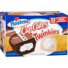 호스티스 트윙키 앤 딩동 버라이어티팩 32개입 Hostess Twinkies And Ding Dongs Variety Pack (1.31 oz. 32 pk.), 1.192kg, 1개
