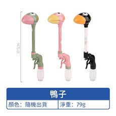 造型噴水槍 南瓜造型 戲水玩具 消暑玩具 玩水玩具 卡通水槍 沙灘水槍 戶外玩水, 1個, 【1入】鴨子-顏色隨機