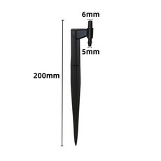 20/50cm 6mm 스프링클러 관개 드 스프레이 헤 서포터 정원 홀더 시스템 호스 10/30/50Pcs 스파이크 그라운드 노즐 4/7mm, 20cm, 10Pcs