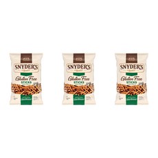 Snyder's of Hanover Pretzels Gluten Free Pretzel Sticks 8 Oz (Pack of 3), 10.89kg, 1개