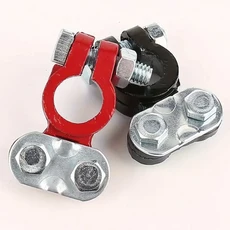 2Pcs 자동차 배터리 터미널 커넥터 퀵 릴리스 연결 해제 12V SAE/JIS 유형 용 포지티브 케이블 끝, 01 Style 3