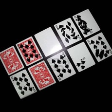 마켓터치드 인쇄되는카드 백지인쇄마술 관객