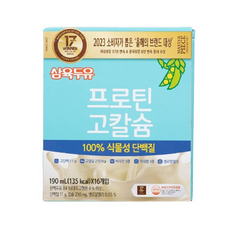 삼육두유 프로틴 고칼슘, 16개, 190ml