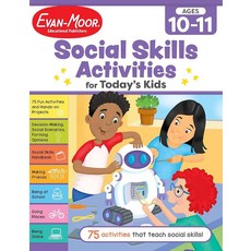 Evan-Moor Social Skills Activities for Today’s Kids Workbook Ages 10-11 Making Friends Going t, Evan-Moor Social Skills Activi