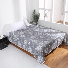 거즈 수건 이불 10 층 거즈 수건 이불 침대 시트 사계절 2 인 2 * 2.3 미터 거즈 이불, 검은색, 1개