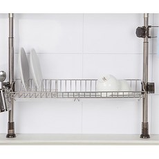 자취생 원룸 기둥식 설거지 건조대 1단600 건조대추천 업소용 그릇정리선반, 600 1단