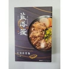 藍海饌紅燒排骨麵2人份 湯頭濃郁肉質鮮嫩 在家輕鬆享受餐廳級美味, 1.5kg, 6個