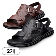 차쿠 1+1 남성 샌들 슬리퍼 쿠션 좋은 편한 데일리 신발 중년 아저씨 아빠 캐주얼샌들
