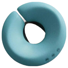 美容院趴枕 美容床專用枕頭 U型記憶棉臉部支撐透氣墊, 藍, 1個