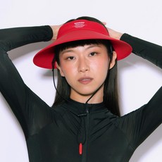 [UV차단/방수]구김스 서핑겸용 스포츠 선캡, Super Covered, 레드(RED)