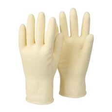 하얀손 손목 고무장갑 백색, 중(M), 10개