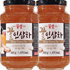 디프샵 인삼차 1160g 꿀인삼차, 580g, 1
