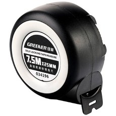 GREENER 绿荫 鋼捲尺 自動鎖定 防摔耐用 木工工程測量工具, 1個