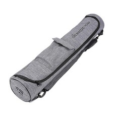 YSSHOP 요가 매트 가방 캐리어 지퍼 피트니스 파우치 다기능 방수 여성 남성 캐리백 요가 매트 홀더 운동용, 폴리에스터, 회색