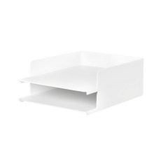 litem Lu0026C UP 文件資料收納架 白色 2 段式