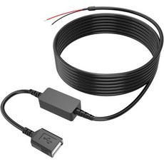유선 케이블카 충전기 키트 - 5V USB A Dash Cams GPS SiriusXM 라디오 및 자동차 전자제품용 전원 포트