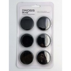 Koss KSC75 耳機海綿替換裝, 1個, 標配-3對6入