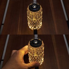 골제로 랜턴 크리스탈 커버 쉐이드 램프 조명, 크리스탈 커버 블루, 1개