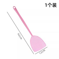 蒼蠅拍 加長柄塑料耐用, 蒼蠅拍耐彎折 1個裝 顏色隨機