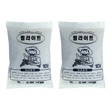 흙쟁이 펄라이트 대립 10L+10L 화분배수 삽목 토양개량, 2개, 10L