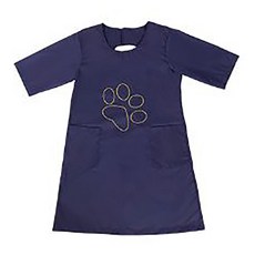 리빙듀오 애완동물 미용가운, 네이비(L 여성용), 1개