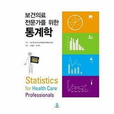[군자출판사]보건의료 전문가를 위한 통계학_Ian Scott_2012, 성안당, 드림비전 피부과학연구소 저
