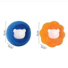 洗衣機清潔球 吸毛去汙 防纏繞球 WXKJ, 1個, 強效吸附丨毛屑不煩惱,1個裝【隨機顏色】