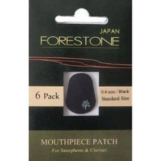 FORESTONE 日本靜電弱膠吹嘴墊片 0.4mm 6片裝, 1個, 透明L