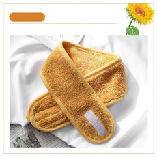 화장품 랩 티아라 터번 페이스 워시 조절 요가 여성 페이셜 타월 목욕 헤어 밴드 메이크업 머리띠 스파 살롱 액세서리, 노란색, 2. yellow, 1개