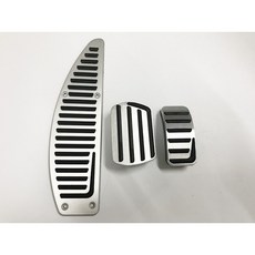 VOLVO 富豪 鋁合金油門煞車腳踏板 適用於C30 S40 V40 C70，提升駕駛安全與舒適度, 油門+煞車踏板