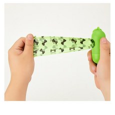 생분해성 애완동물 분뇨 가방 1 통 + 캡슐 수납함, 1세트, 1개입, green