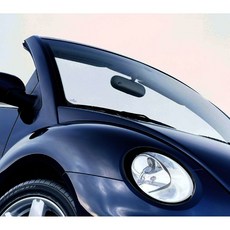 圓夢工廠 VW 福斯 Beetle 金龜車 1999-2005 改裝 亮黑 前燈框 台灣製造, 1個