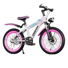 여아 입문용 두발자전거 20인치 저학년자전거 18인치, 18 인치, A. 화이트/핑크
