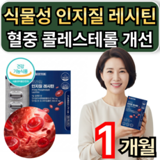 식물성 인지질 레시틴 혈중 콜레스테롤 개선 도움 레시틴영양제 휘게라이프, 1개, 60정